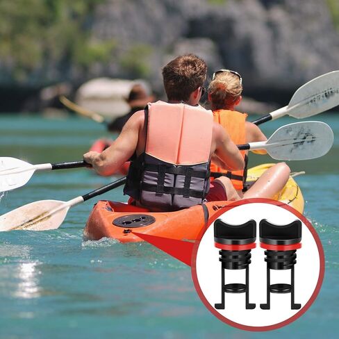 Boao Nylon Kayak Drain Plugs Thread Drain Plugs for Kayak Dinghy Canoe Boat (Red, 12 Pieces) in Saudi Arabia