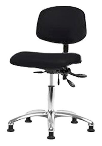 توماس ECOM VDHCH-CR-T0-A1-RG-C8540 كرسي مكتب الفينيل البحري مع قاعدة كروم ، وذراعين قابلة للتعديل ، انزلاقات سوداء in Kuwait