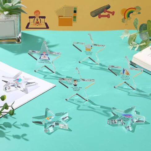 30 PCS التقدير مضحك جائزة أكريليك جائزة ، جائزة التقدير من أكريليك ، شكرا لك كأس ميداليات مكافأة هدايا للمكاتب الحاضر التقاعد جائزة الفريق (Coworker) in Kuwait