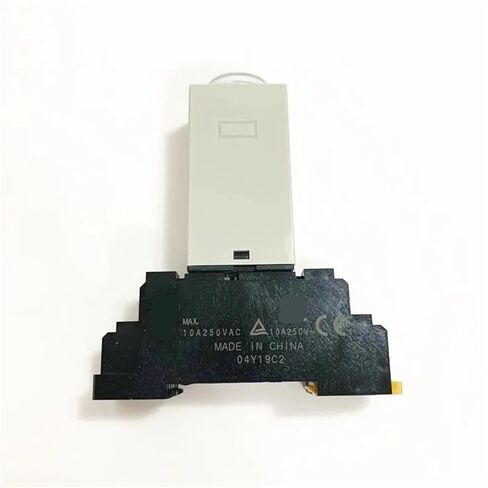 1PCS H3Y-2 DC 12V 24V /AC 110V 220V تأخير الوقت التتابع 0-1S 5S 10S 30S 60SECOND 0-30 دقيقة مع قاعدة 5A (AC220V ، 0-5 ثانية) in Kuwait