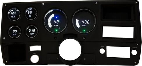 لوحة المقياس الرقمي LED IntelliTronix متوافقة مع Chevy Truck 1973-87 DP6004R (أحمر) in Kuwait