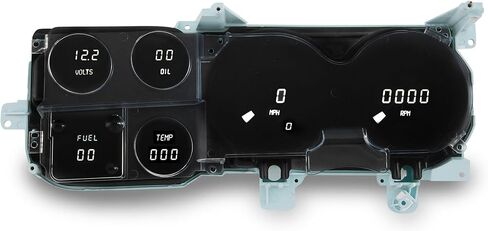 لوحة المقياس الرقمي LED IntelliTronix متوافقة مع Chevy Truck 1973-87 DP6004R (أحمر) in Kuwait