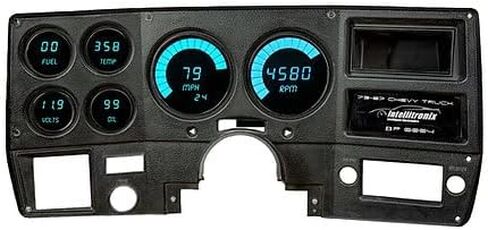 لوحة المقياس الرقمي LED IntelliTronix متوافقة مع Chevy Truck 1973-87 DP6004R (أحمر) in Kuwait