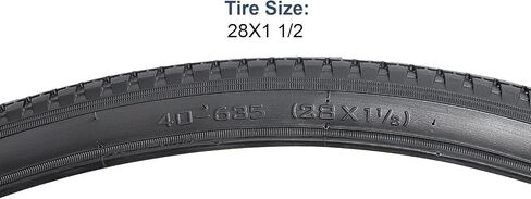 YUNSCM 2-PCS 28x1 1/2 (40-635) إطارات الدراجة على الطريق متوافقة مع دراجة الطريق 28 × 1 1/2 إطارات الدراجات (Y-1298) in Saudi Arabia