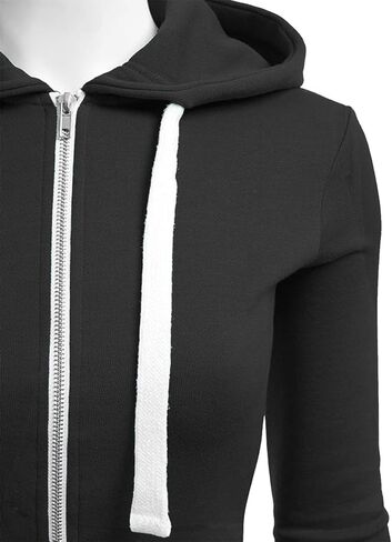 Zip Up Hoodie Women Lightweight Thin Casual Hooded Jacket Long Sleeve Fall Fashion Outfits 2025 Winter Clothes in Kuwait
