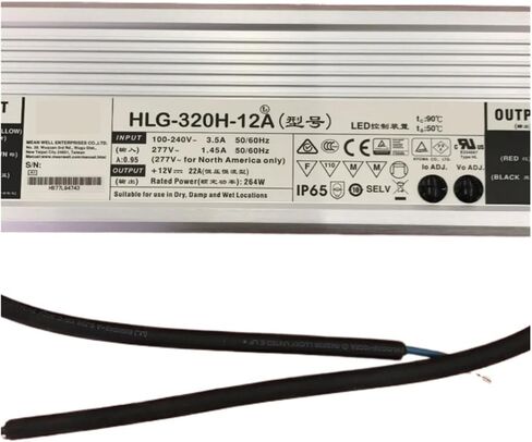 Switching Power Supply HLG-320H-12A/15A/20A/24A/30A/36A/42A/48A/54A(HLG-320H-48A) in Saudi Arabia