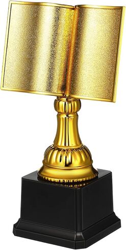 SUPVOX Gold Trophy Cup: Reading Star Trophy for Kids - 7.87 Inch Plastic Award Cup for Encourages Reading - Suitable for Competition, Achievements Award in Saudi Arabia