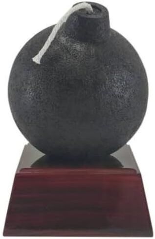 Decade Awards Bomb Trophy - Custom Engraved Da Bomb Award - Celebrate an Explosive Victory or Defeat Bombshell of a Trophy - Customize Now (5.5 Inch) in Saudi Arabia