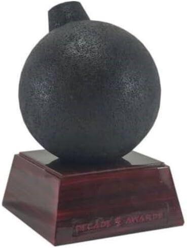 Decade Awards Bomb Trophy - Custom Engraved Da Bomb Award - Celebrate an Explosive Victory or Defeat Bombshell of a Trophy - Customize Now (5.5 Inch) in Saudi Arabia