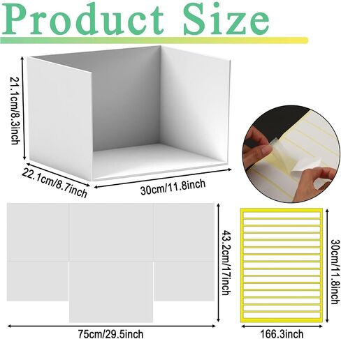 3 Pcs DIY Cardboard Diorama Display Kit – 11.8" x 8.7" x 8.3" Project Box with Double-Sided Tape, Ideal for Crafting Toys, School Projects & Model Scenes in Kuwait