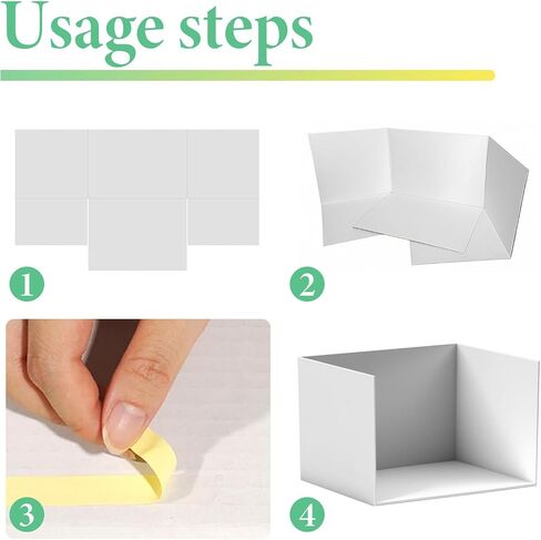 3 Pcs DIY Cardboard Diorama Display Kit – 11.8" x 8.7" x 8.3" Project Box with Double-Sided Tape, Ideal for Crafting Toys, School Projects & Model Scenes in Kuwait