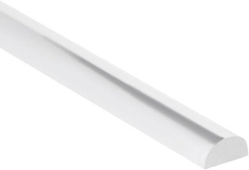 Dalrun Clear Acrylic Shower Threshold 1/2" X 1/4" (WxL), Transparent Shower Dam Shower Splash Guard 39" Long,Half Round,Peel and Stick in Saudi Arabia