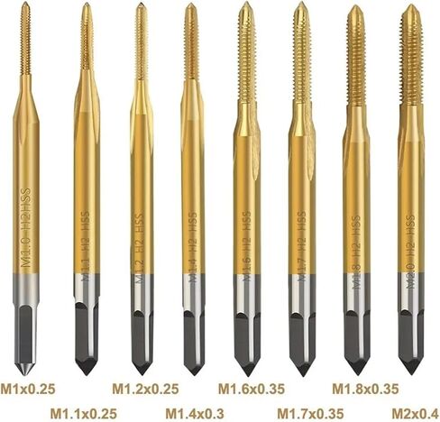 M1-M10 HSS Screw Thread Tap 6542 Coated Straight Flute Thread Tap Hand Tools 1Pcs(M10x1.5) in Saudi Arabia