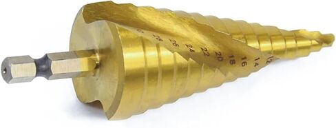 HSS Straight Groove Step Drill Bit Wood Metal Hole Core Core 3-12 3-13 4-12 4-20 4-22 4-32 6-35mm 1pcs (6-35 stile) in Saudi Arabia