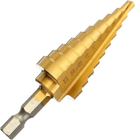 HSS Straight Groove Step Drill Bit Wood Metal Hole Core Core 3-12 3-13 4-12 4-20 4-22 4-32 6-35mm 1pcs (6-35 stile) in Saudi Arabia