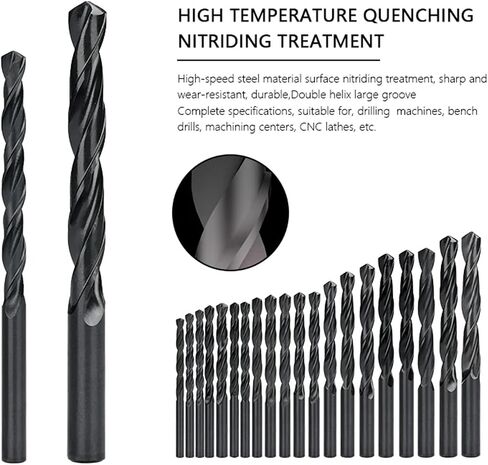 10pcs 1.6-14mm HSS بت بت بت بتات البت لقطعة حفر الحفر المعدنية الخشبية (1pc 8.7 ملم) in Saudi Arabia