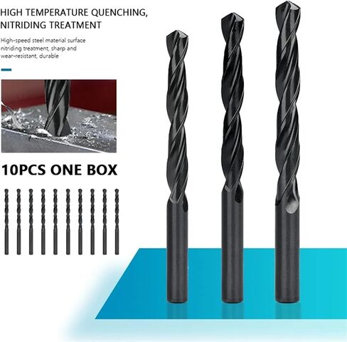 10pcs 1.6-14mm HSS بت بت بت بتات البت لقطعة حفر الحفر المعدنية الخشبية (1pc 8.7 ملم) in Saudi Arabia