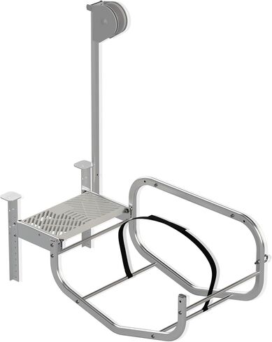 نظام تخزين وإطلاق Stow & Go Dockside للزوارق ، الزوارق ، وألواح التجديف - تصاعد قابل للتعديل لسهولة الوصول إلى المياه - إطار ألمنيوم متين - مصنوع في الولايات المتحدة الأمريكية in Kuwait