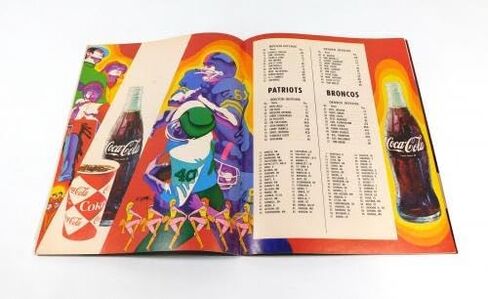 1969 Boston Patriots at Denver Broncos AFL Football Program 9-14-69 - NFL Programs in Saudi Arabia
