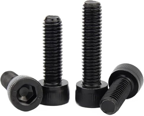 5-50pcs M1.6 M2 M2.5 M3 M4 M5 M6 M8 *L DIN912 Stainsal Steel Hex Allen Cap Cap Cap Screw أو Black Grade 12.9 Scles (Steel ، 30mm_m6 (10pcs)) in Saudi Arabia