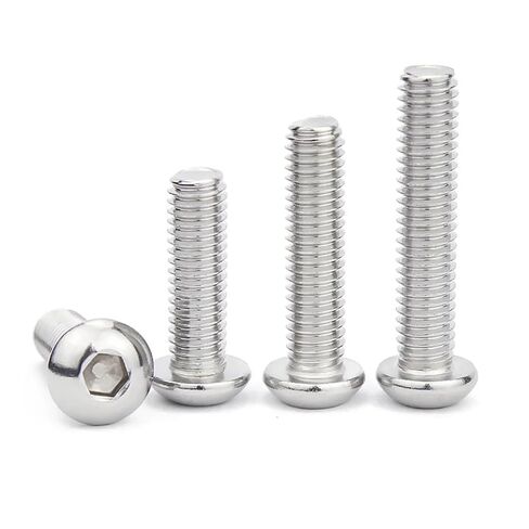 5-50pcs ISO7380 M2 M2.5 M3 M4 M5 M6 M8 304 A2 Round Round Stainless Steel أو Black 10.9 TRADE HEX HEX BORTH BOLT SCREW (Steel ، 18mm_m2.5 (50pcs)) in Saudi Arabia