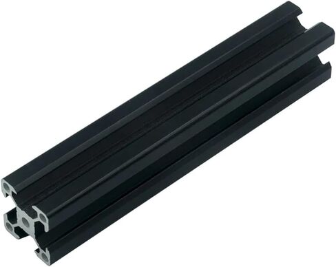 Black 2020 V-Groove Aluminum Profile European Standard Extruded Frame 100mm-1200mm Anodized Straight(1000mm) in Kuwait