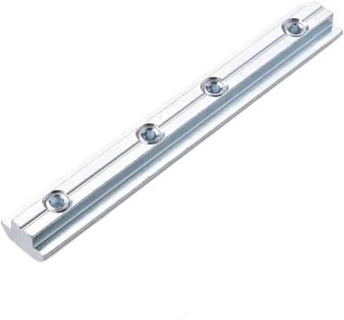 1pcs 2020 Aluminum Connector Bracket Fastener M5 M6 Screws for 20/30/40 Series EU Standard Aluminum Profile Straight Connectors(4040 M8 L180mm) in Kuwait