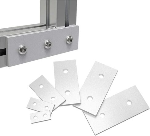 1 Piece Vertical Angle Connector Aluminum Profile mounting Reinforcement Plate 3030 4040 4545 Link end Parallel Vertical Connector Connection(4545-2 Hole) in Saudi Arabia