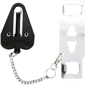 Travel Down Privacy Hotel Apartment College Home Security Portable Door Lock 1Pcs(Red Color) in Saudi Arabia