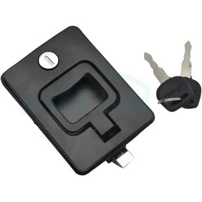 XK117 Black Coating Zinc Alloy Industrial Cabinet Hardware Truck Toolbox Cabinet Door Panel Paddle Lock 1Pcs in Saudi Arabia