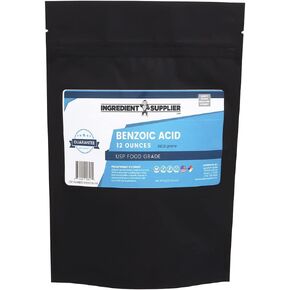 حمض البنزويك ، 12 أوقية. - USP Food and Pharmacetical Grade - أعلى نقاء in Kuwait