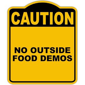 لا توجد عروض تجريبية خارجية خارجي تحذير علامة مركب من الألومنيوم الأسود الصفراء 20 × 24 بوصة in Kuwait