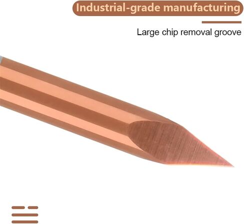 10Pcs 3.175mm Shank 3 Edge Engraving Bits 20-90 Degrees Tip 0.1-0.3mm Coating Carving Bits(3.175x0.1x30D) in Saudi Arabia