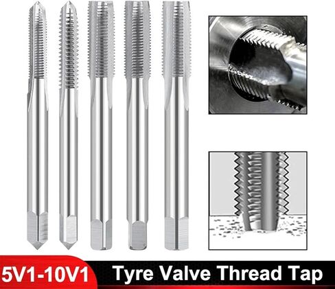 1pcs 5v1 5v2 8v1 8v2 10v1 القطع اليمنى من الصنابير المسمار المسمار بشكل مستقيم الأدوات اليدوية (8v1) in Saudi Arabia