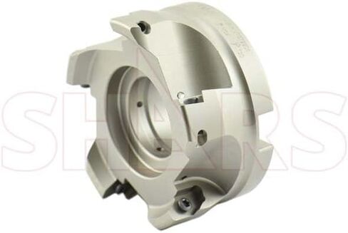 Shars 4" 90 Degree Square Shoulder Indexable Face Mill for VPGT Insert 404-8312 S[ in Saudi Arabia