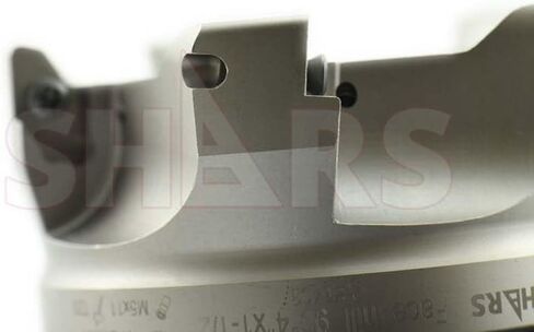 Shars 4" 90 Degree Square Shoulder Indexable Face Mill for VPGT Insert 404-8312 S[ in Saudi Arabia