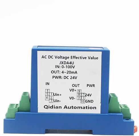 جهاز محول الجهد 75V 110V 380V AC استشعار الجهد AC 4-20MA مرسل الجهد AC الإخراج (0-5V Out ، 0-20V input_dc input_dc24v) in Saudi Arabia