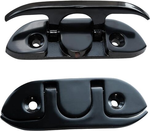 قارب قابل للطي المرابط الأسود 4-1/2 بوصة مرابط القارب 316 مرابط الحبل الفولاذ المقاوم للصدأ من الفولاذ المقاوم للصدأ مرابط قوارب مين in Kuwait