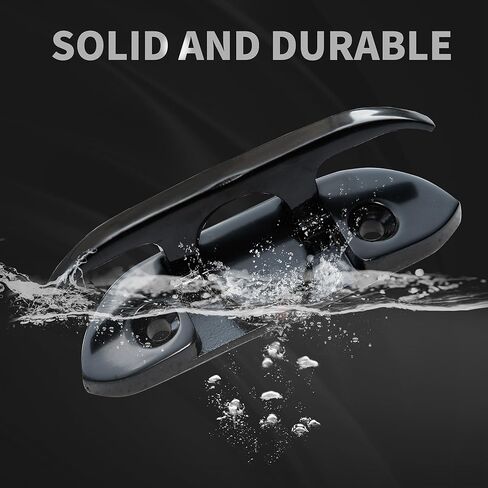 قارب قابل للطي المرابط الأسود 4-1/2 بوصة مرابط القارب 316 مرابط الحبل الفولاذ المقاوم للصدأ من الفولاذ المقاوم للصدأ مرابط قوارب مين in Kuwait