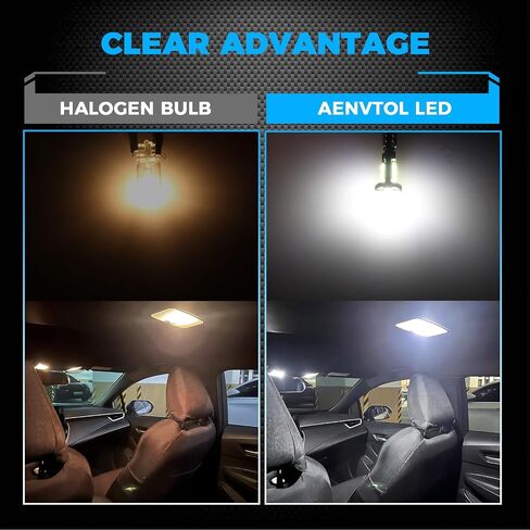 AENVTOL 13 قطع مصابيح LED LED INTORIOR AT + احتياطيًا مصابيح عكسية لـ Honda CRV 2017-2023 HRV 2014-2022 WHITE 6000K LED PLUGN in Kuwait