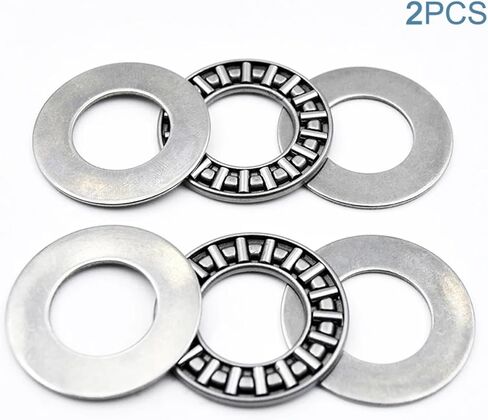 2Pcs AXK1024 0619 0821 1226 1528 1730 2035 AXK2542 3047 3552 4060 4565 5578 2AS Thrust Needle Bearing Miniature Plane Bearings(AXK1730 2AS 17x30x4) in Saudi Arabia