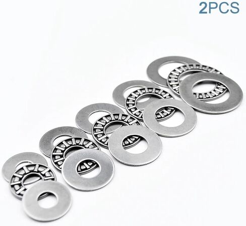 2Pcs AXK1024 0619 0821 1226 1528 1730 2035 AXK2542 3047 3552 4060 4565 5578 2AS Thrust Needle Bearing Miniature Plane Bearings(AXK1730 2AS 17x30x4) in Saudi Arabia