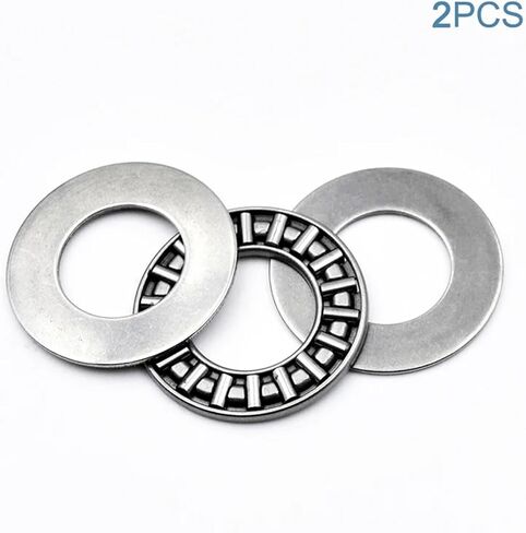 2Pcs AXK1024 0619 0821 1226 1528 1730 2035 AXK2542 3047 3552 4060 4565 5578 2AS Thrust Needle Bearing Miniature Plane Bearings(AXK1730 2AS 17x30x4) in Saudi Arabia