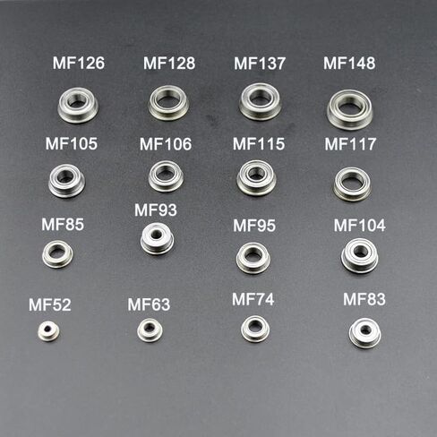 10pcs MF63 MF93 MF74 MF84 MF104 MF85 MF95 MF105ZZ MF115 MF106 MF126 MF117 MF137 MF148 ZZ BALLE BELANG BELANGS (MF52 2X5X2.5MM) in Saudi Arabia