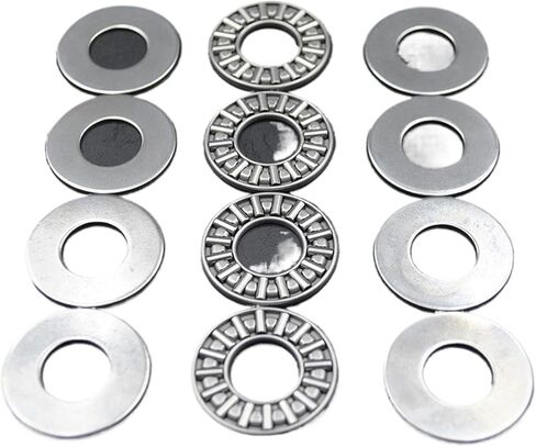 100Pcs AXK1226 +2AS Plane Thrust Needle Bearings 1226 12x26x4mm Wholesale 100pcs Axial Thrust Roller Bearing with Washers in Saudi Arabia