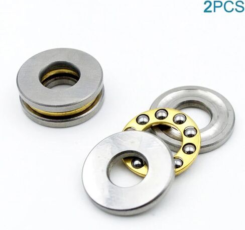 2PCS Mini Thrust Ball تحمل F3-8M F5-10M F6-12M F8-22M F8 14M 16M F10-18M F12-21M Miniature Ball Ballings (F8-14M 8x14x4) in Saudi Arabia