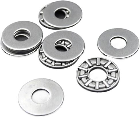 100pcs AXK0821 +2AS محامل الإبرة طائرة 0821 8x21x4mm بالجملة 100pcs أسطوانة الدفع المحورية مع الغسالات in Saudi Arabia