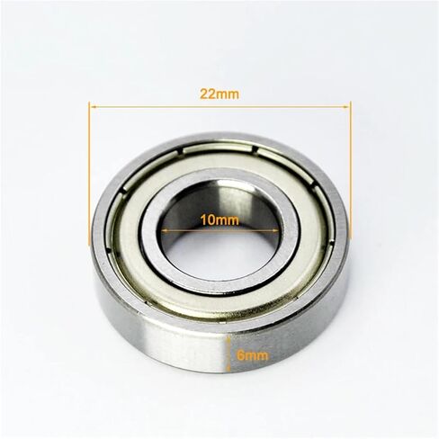 10pcs 6900 2RS ZZ 10 * 22 * ​​6MM 6900RS 6900Z DDU 2Z القطر الداخلي 10 مم من الصلب كروم الأخدود العميق محامل كرة الدراجات (6900 ZZ عادي) in Saudi Arabia