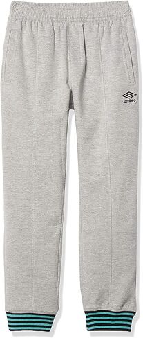Umbro Boy's Youth (8-18) Double Knit Pants, Medium Grey Heather/Mint in Saudi Arabia