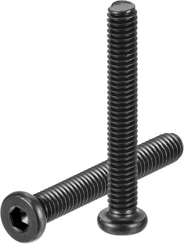 UXCELL 10pcs 5/16-18x2-1/4 الترباس الأثاث ، رأس مستدير سداسي سداسي سداسي مسامير البراغي الصلب الكربوني لكراسي السرير أثاث in Saudi Arabia